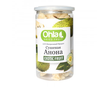 Анона сушёная в банке (сметанное яблоко) Ohla 400 гр 1 шт