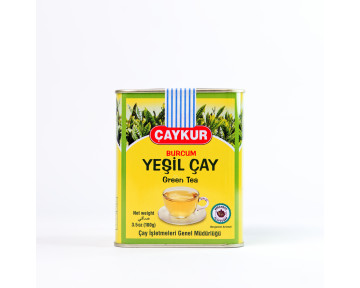 Чай зелёный с бергамотом YESIL CAY CAYKUR в металлической банке Турция 100 гр