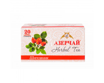 Чай Азерчай травяной шиповник 20 пакетиков