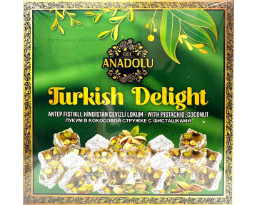 Лукум с фисташками ANADOLU Турция 500 гр