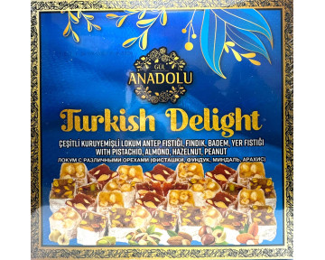 Лукум с разными орехами ANADOLU Турция 500 гр